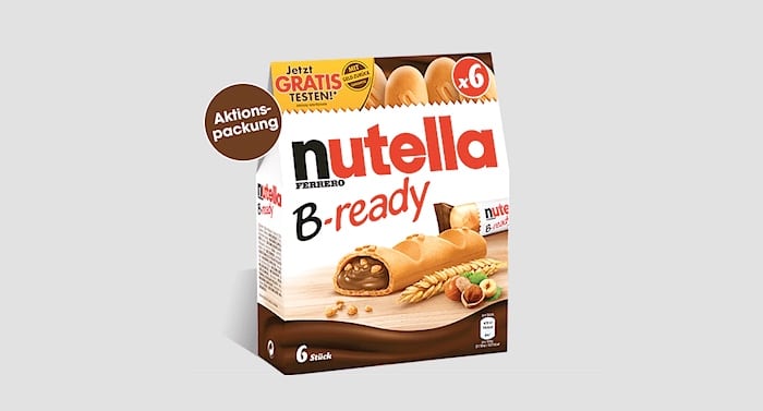 Nutella B-ready kostenlos