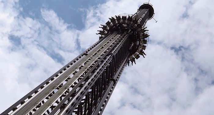 Bayern-Park: Free-Fall-Tower „Voltrum“ begeistert Besucher