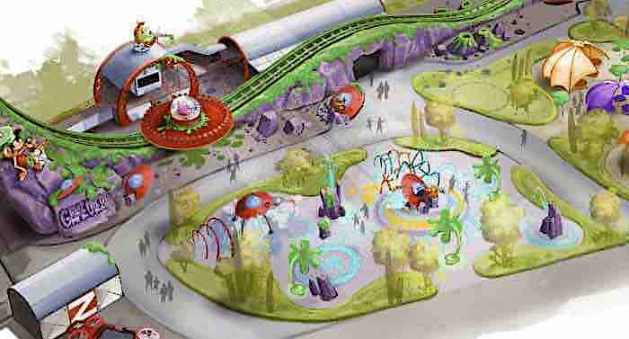 Parc Spirou kündigt Themenbereich mit Disk’O Coaster an