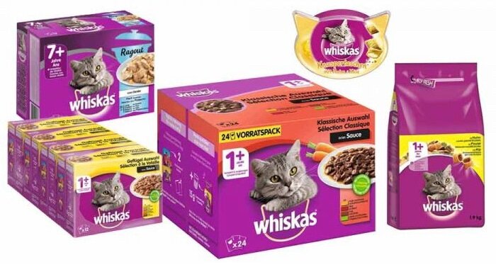 Whiskas Katzenfutter Produktproben kostenlos bestellen