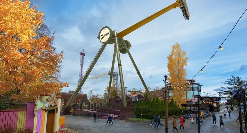 Linnanmäki: Finnischer Freizeitpark eröffnet neue Attraktion „Swingi“