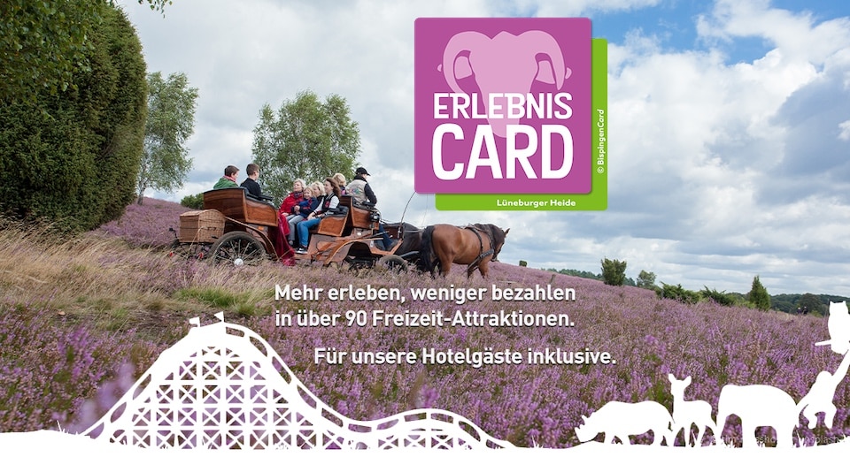 ErlebnisCard Lüneburger Heide bietet Rabatte für Tier- und Freizeitparks