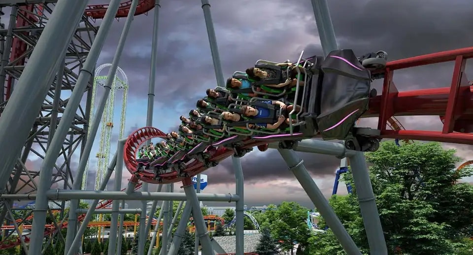 Cedar Point Tilt Coaster „Siren’s Curse“