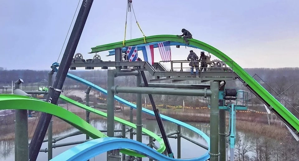 Walibi Holland Achterbahn „YoY“