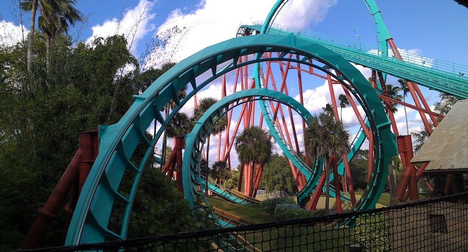 Busch Gardens Tampa Bay Achterbahn „Kumba“
