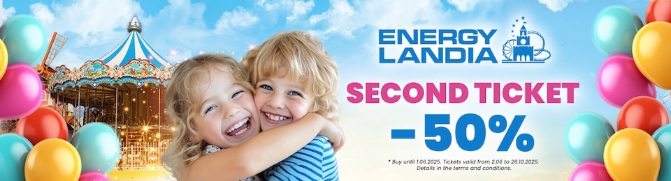 EnergyLandia Gutschein für Ticket 2025 mit 50 Prozent Rabatt