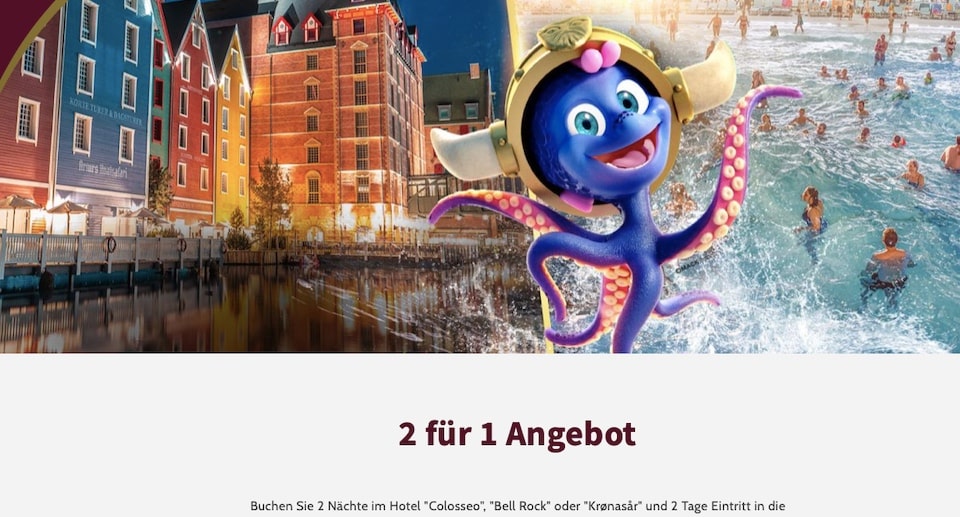 Europa-Park Rulantica Gutschein 2 für 1 Rabatt