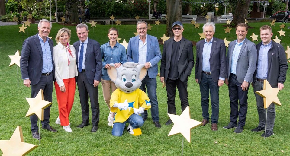 Kunstinstallation „Europa - Garten der Sterne“ von Ottmar Hörl im Europa-Park