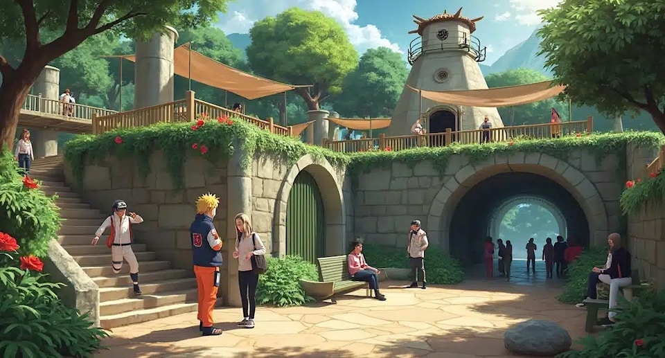 Parc Spirou Themenwelt „Naruto“