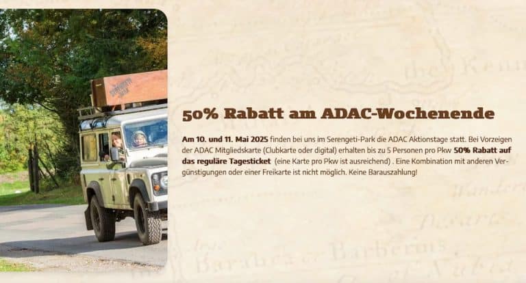 Adac Freizeitpark Rabatt