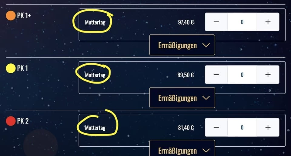Starlight Express Tickets mit 20 Prozent Rabatt zum Muttertag