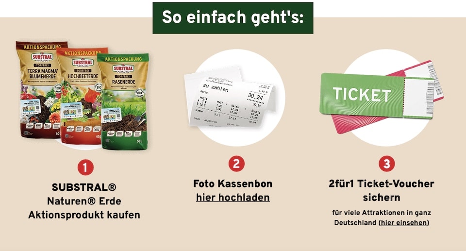 Substral Freizeit Spass 2 für 1 Coupon Saison 2025