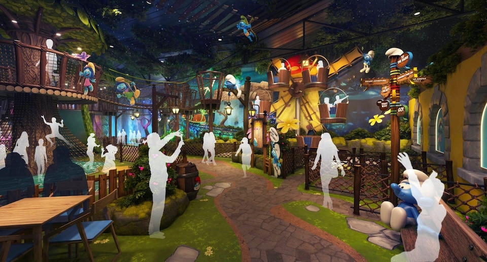 Vila dos Smurfs Park Attraktionen