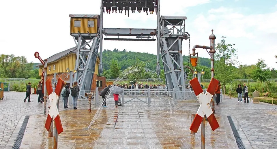 Erlebnispark Tripsdrill: Wasserattraktion „Spritzwerk“