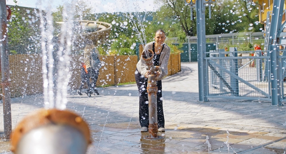 Erlebnispark Tripsdrill: Wasserattraktion „Spritzwerk“