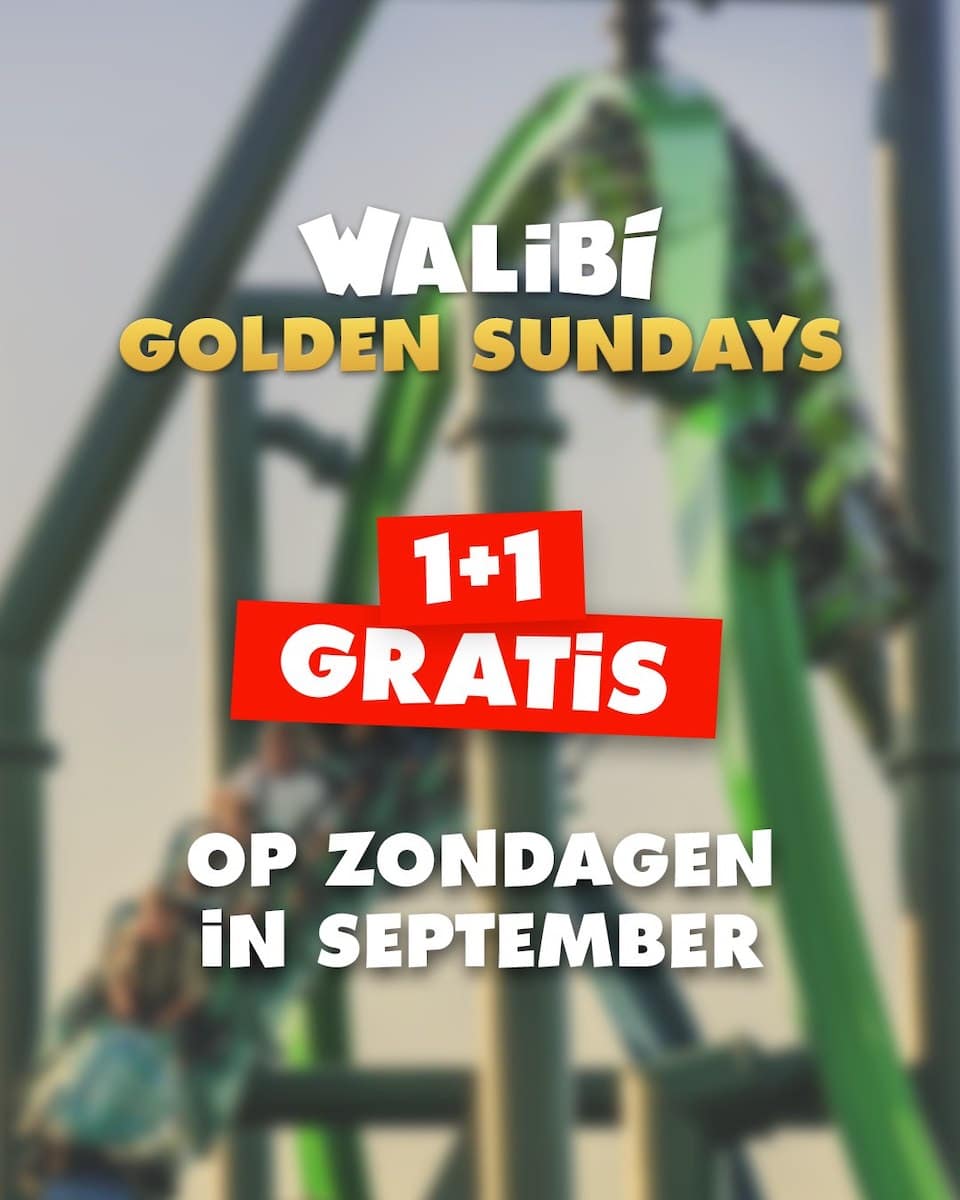 Walibi Holland 2 für 1 Gutschein