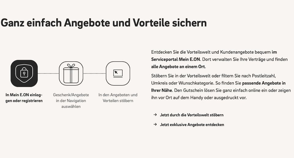 EON Vorteilswelt Gutschein
