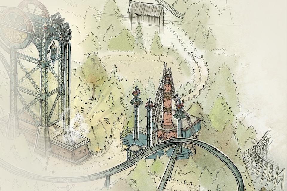 Freizeitpark Efteling Freifallturm „Hooghmoed“