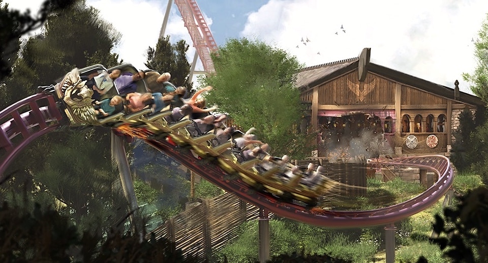 Freizeitpark Festyland Achterbahn „Valkyrie“