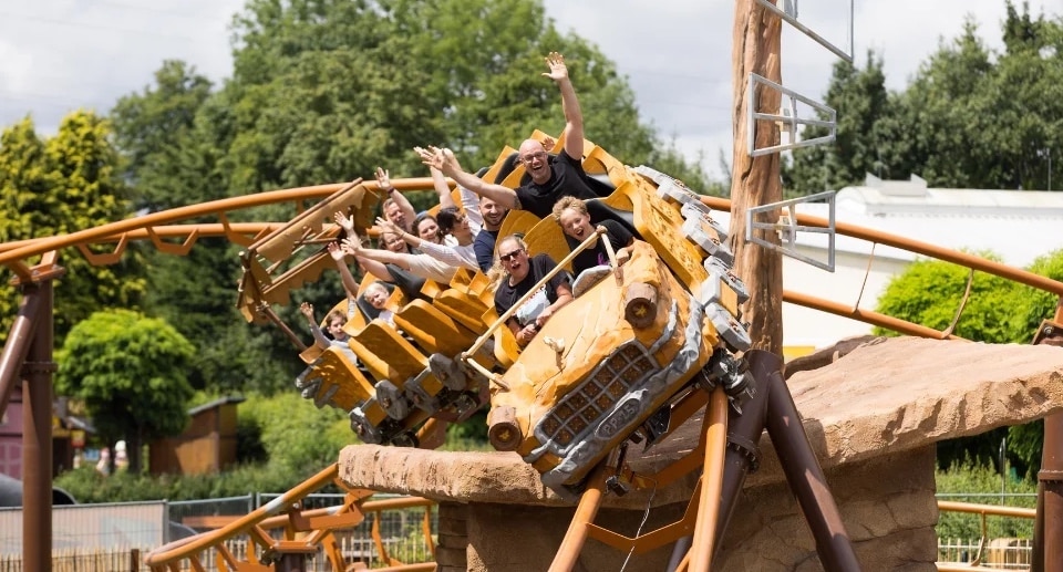 Potts Park Minden Achterbahn „Braus und Saus“
