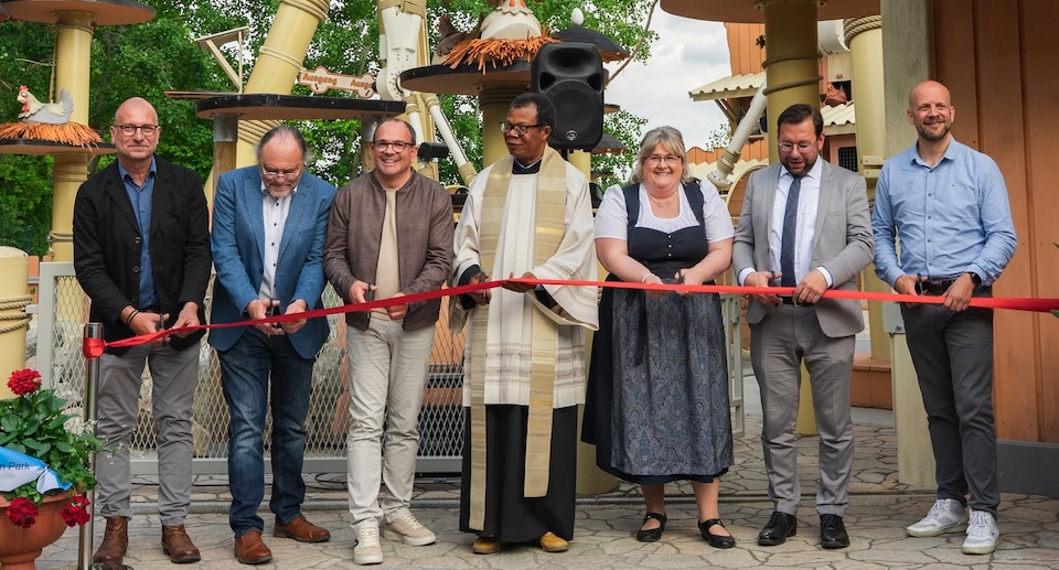 Bayern-Park weiht Wild Swing „HehnaHutschn” offiziell ein