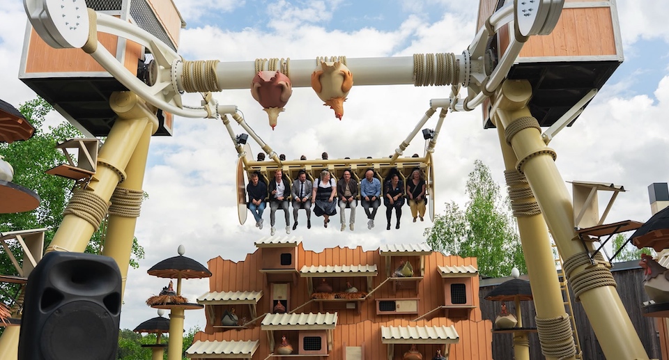 Bayern-Park weiht Wild Swing „HehnaHutschn” offiziell ein