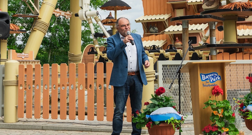 Bayern-Park weiht Wild Swing „HehnaHutschn” offiziell ein