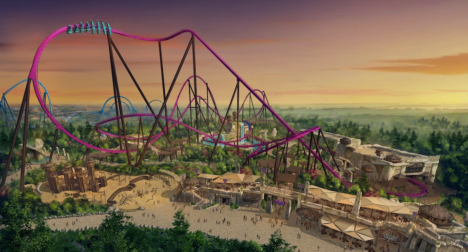 Energylandia Wing Coaster „Rokan“ Artwork