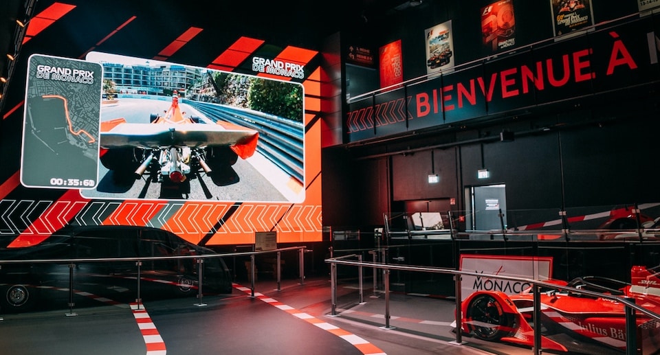 Europa-Park Themenbereich Monaco Autoausstellung