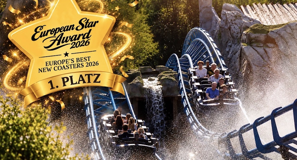 Freizeitpark Plohn: „Dønnervind“ gewinnt bei European Star Awards