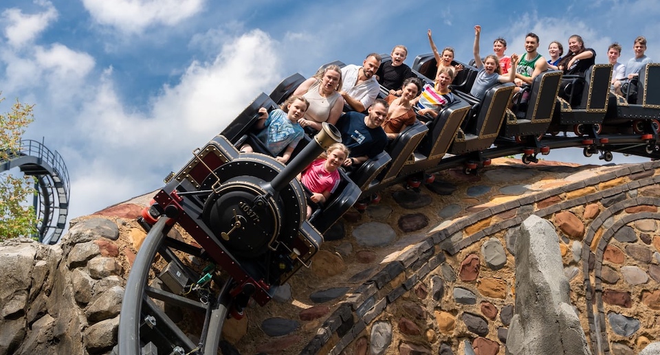 Die neue Achterbahn „Cornwall Coaster“