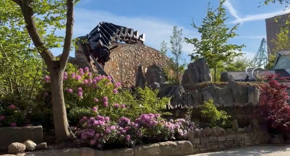Hansa-Park Achterbahn „Cornwall Coaster“ Areal