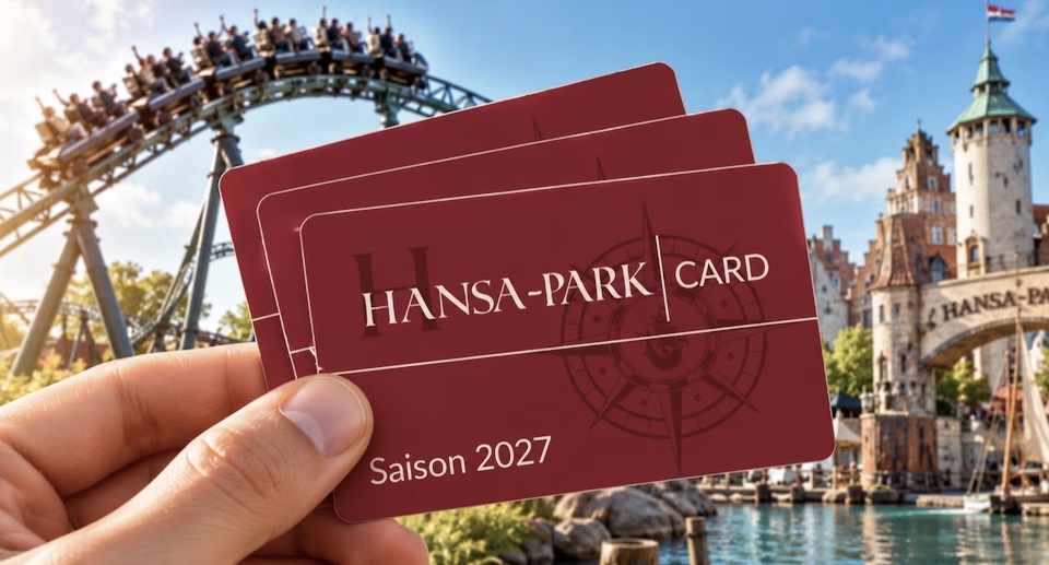 Hansa-Park Saisonkarte 2027 mit 20 Euro Rabatt