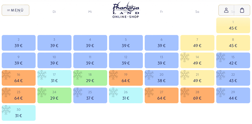Phantasialand Gutschein Wintertraum 2026 2027 Tickets ab 29 Euro