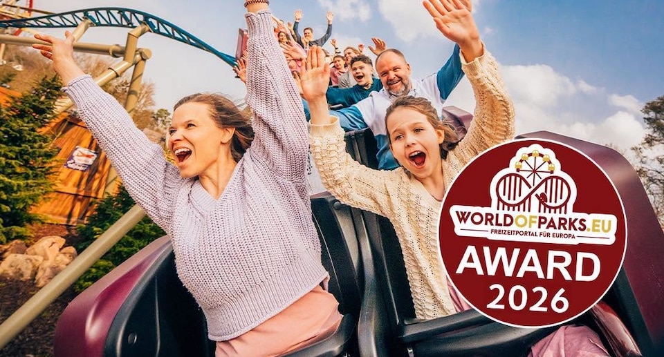 Plopsaland Deutschland Achterbahn „100% Wolf“ Nominierung